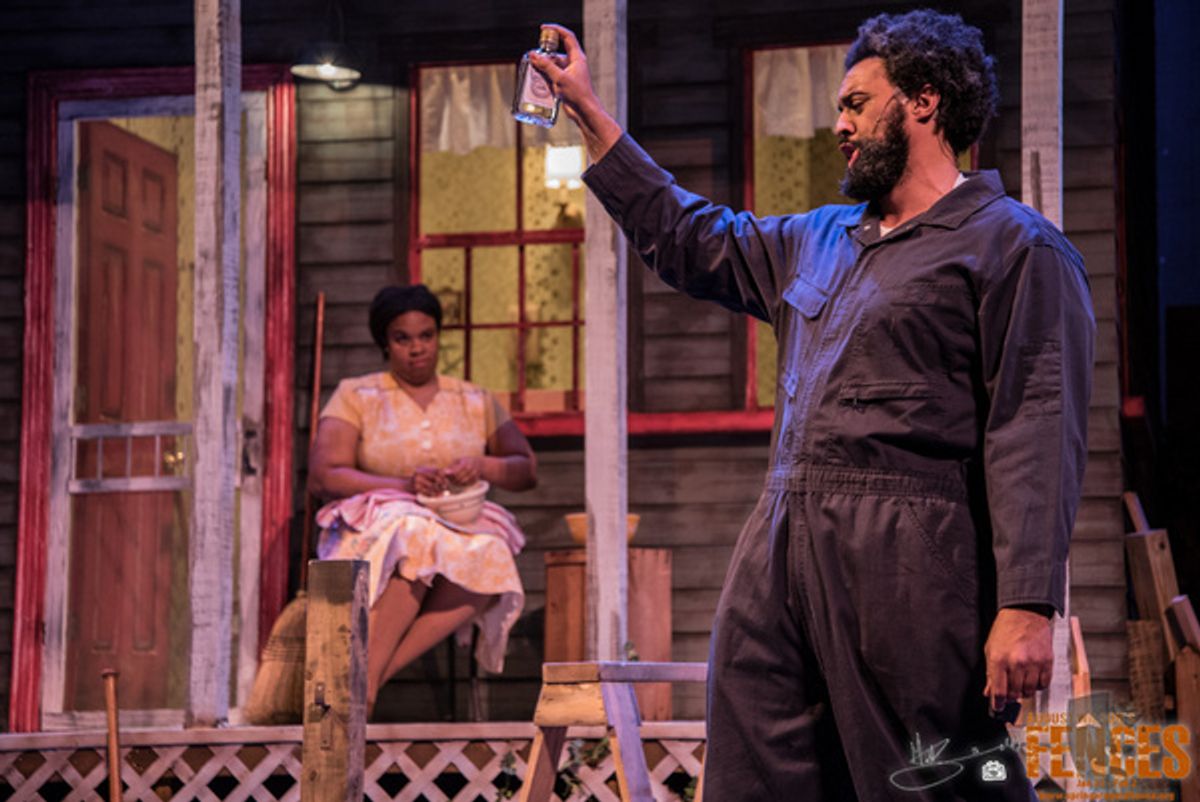 (Left to Right) Elizabeth Reeves, Marcus Turner at 