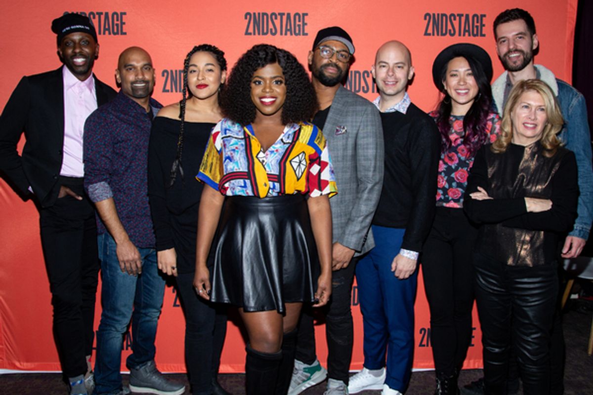 Raja Feather Kelly, Kevin Ramesar, Ximone Rose, Janelle McDermoth, Marques Walls, Freddy Hall, Debbie Christine Tjong, Carole Rothman at 