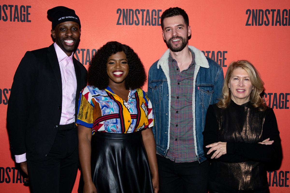 Raja Feather Kelly, Janelle McDermoth, Carole Rothman at 