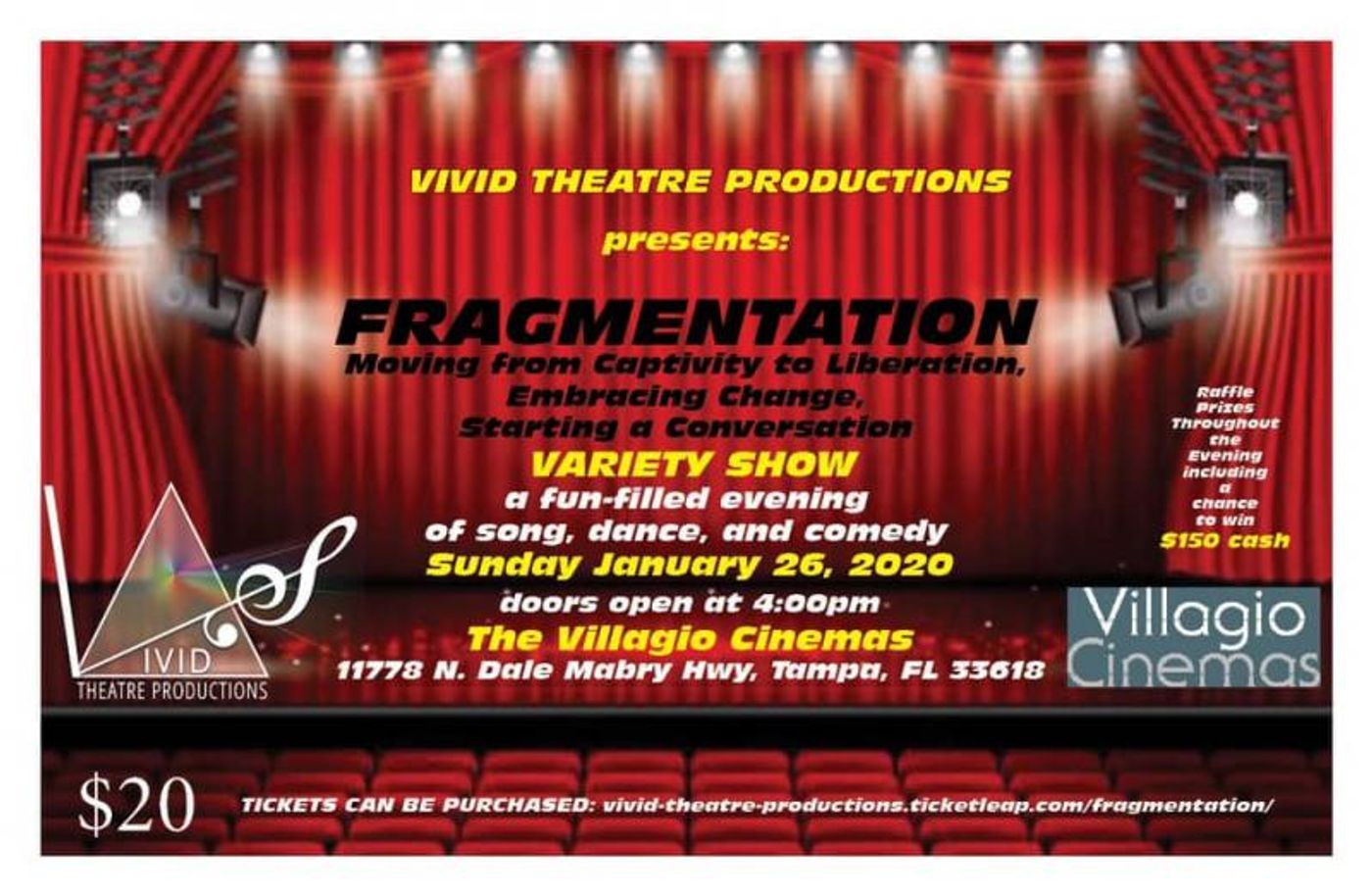 BWW Previews: MUSICAL VARIETY SHOWCASE FUNDRAISER FRAGMENTATION - ONE NIGHT ONLY - DEBUTS FOR Vivid Theatre Productions BWW Previews: MUSICAL VARIETY SHOWCASE FUNDRAISER FRAGMENTATION - ONE NIGHT ONLY - DEBUTS FOR Vivid Theatre Productions Image