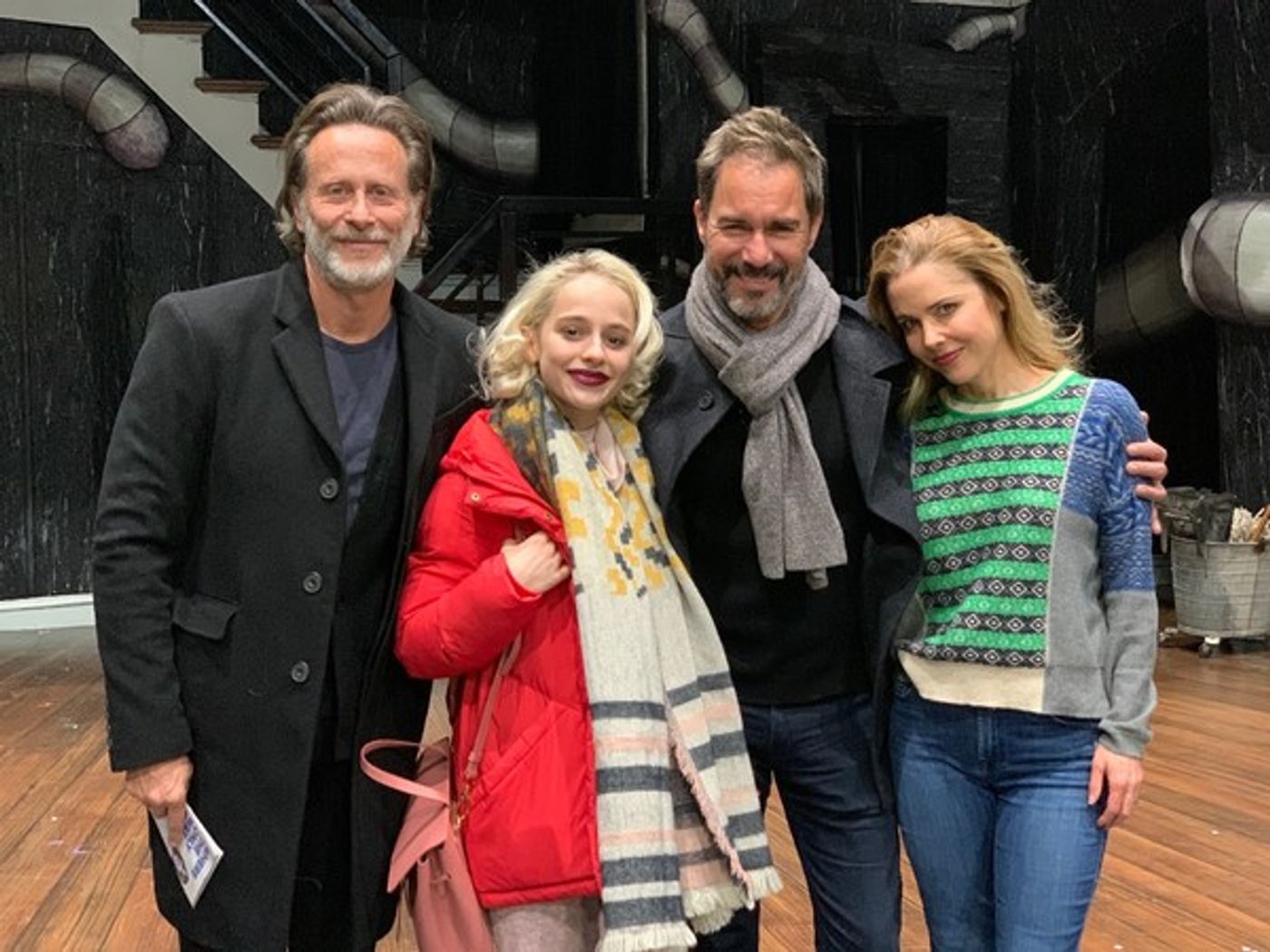 Photo Flash: Eric McCormack & Steven Weber Stopped by BEETLEJUICE Last Night  Image
