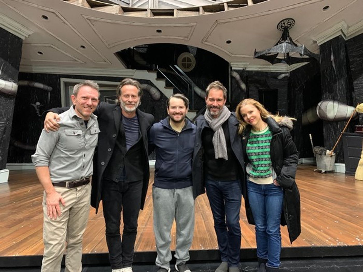 Photo Flash: Eric McCormack & Steven Weber Stopped by BEETLEJUICE Last Night  Image