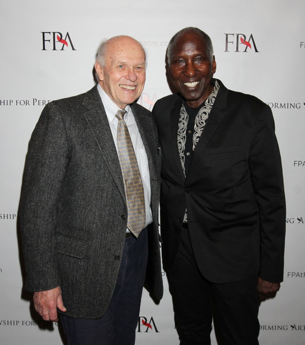 Playwright Tom Dulack and Mel Johnson, Jr.  at 