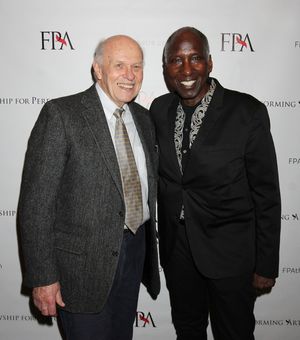 Playwright Tom Dulack and Mel Johnson, Jr.  Photo