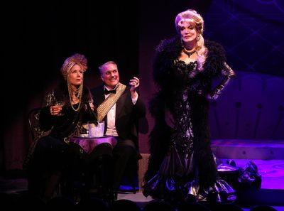 Jennifer Van Dyck, Christopher Borg & Charles Busch Photo