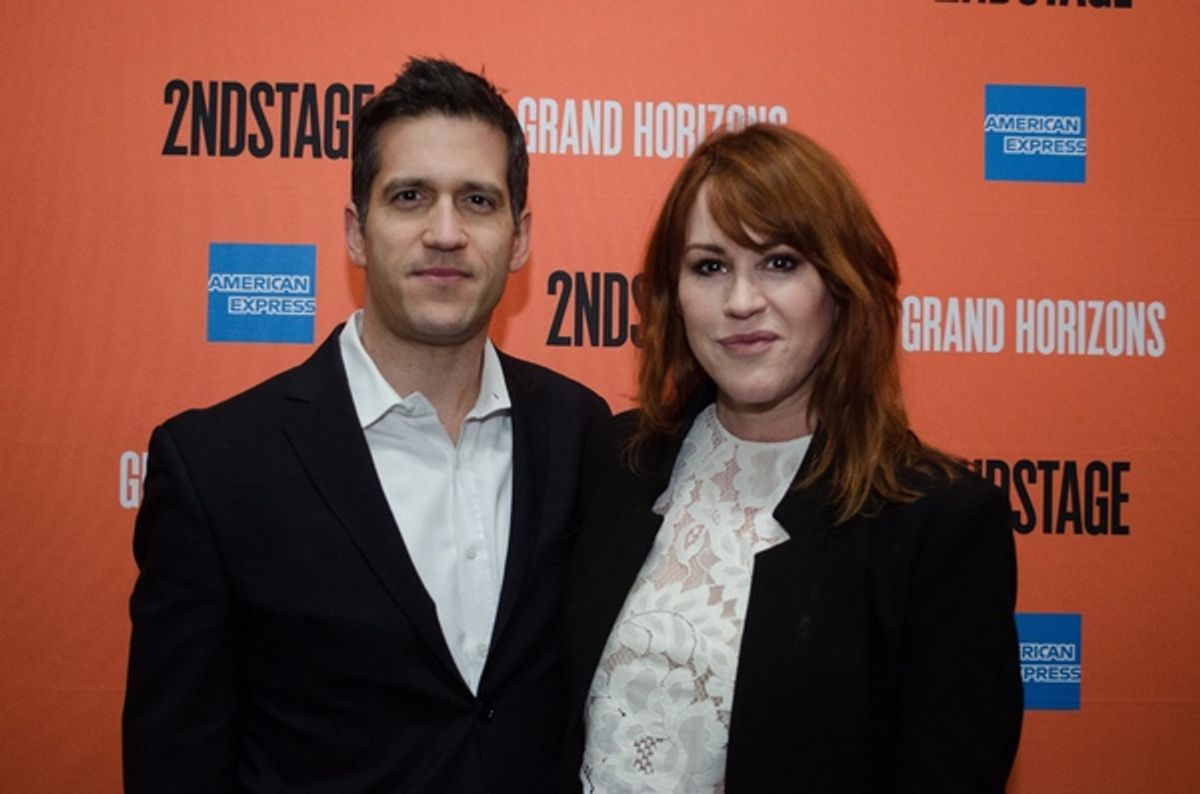 Molly Ringwald and Panio Gianopoulos at 