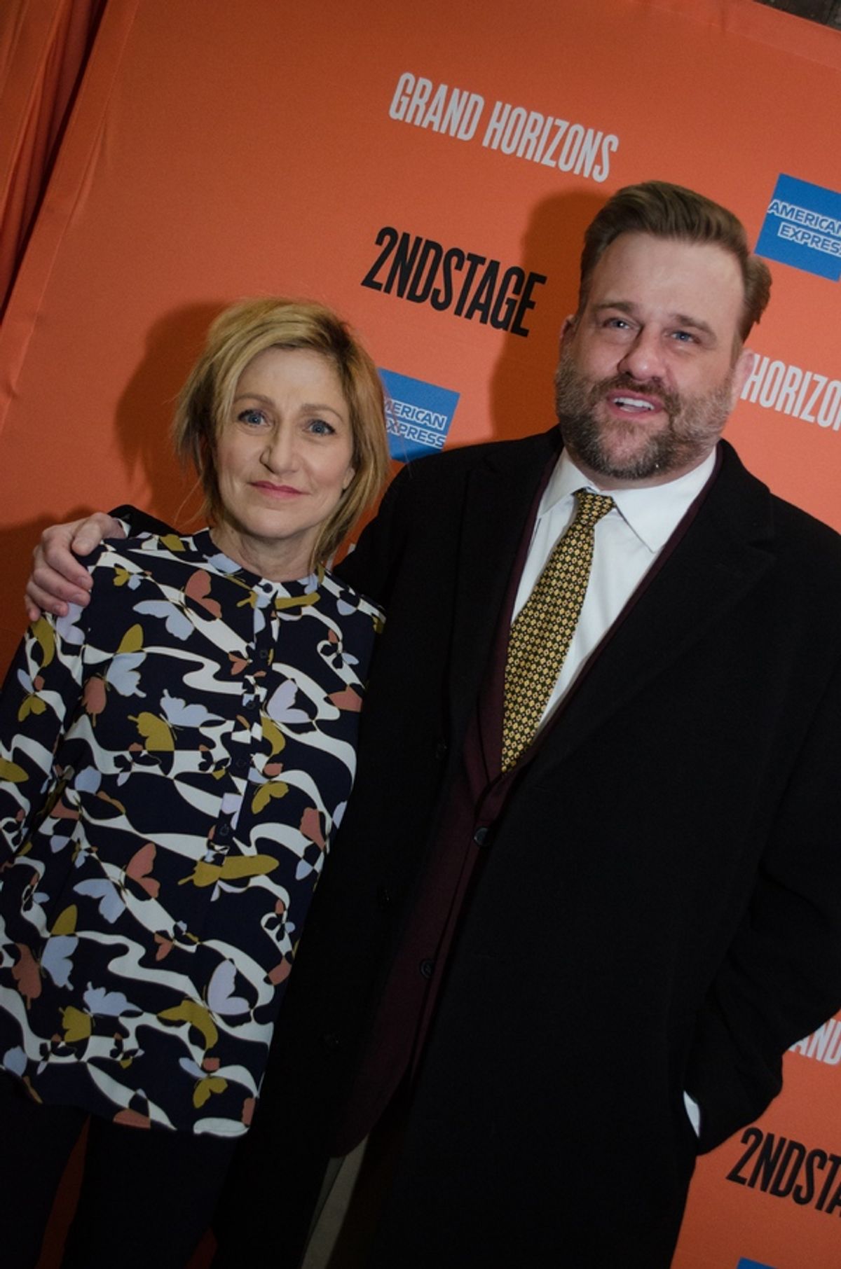 Edie Falco and Stephen Wallem at 