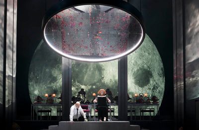 John Daszak (Herodes), Michaela Schuster (Herodias) Photo