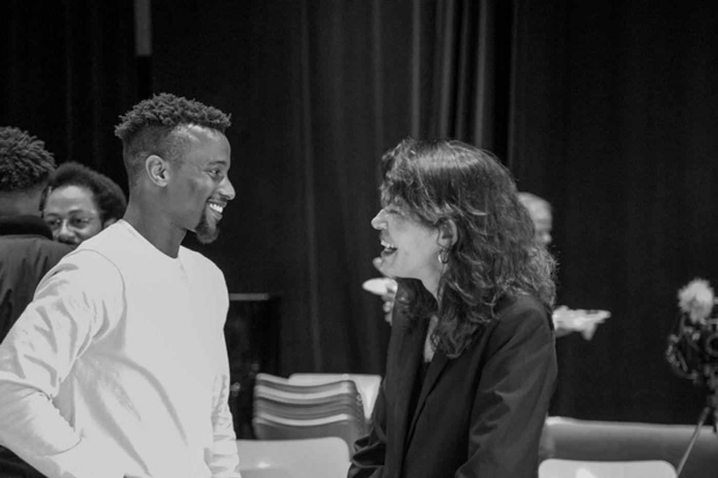 Photo Flash: Inside Rehearsal For Signature Theatre's THE HOT WING KING  Image