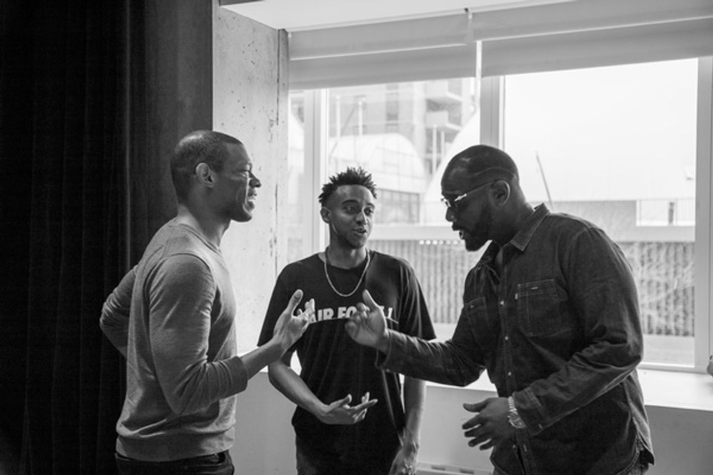 Photo Flash: Inside Rehearsal For Signature Theatre's THE HOT WING KING  Image