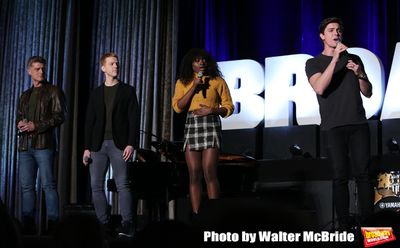 Sean Allan Krill, Logan Hart, Celia Rose Gooding, Derek Klena  from the “Jagged Lit Photo