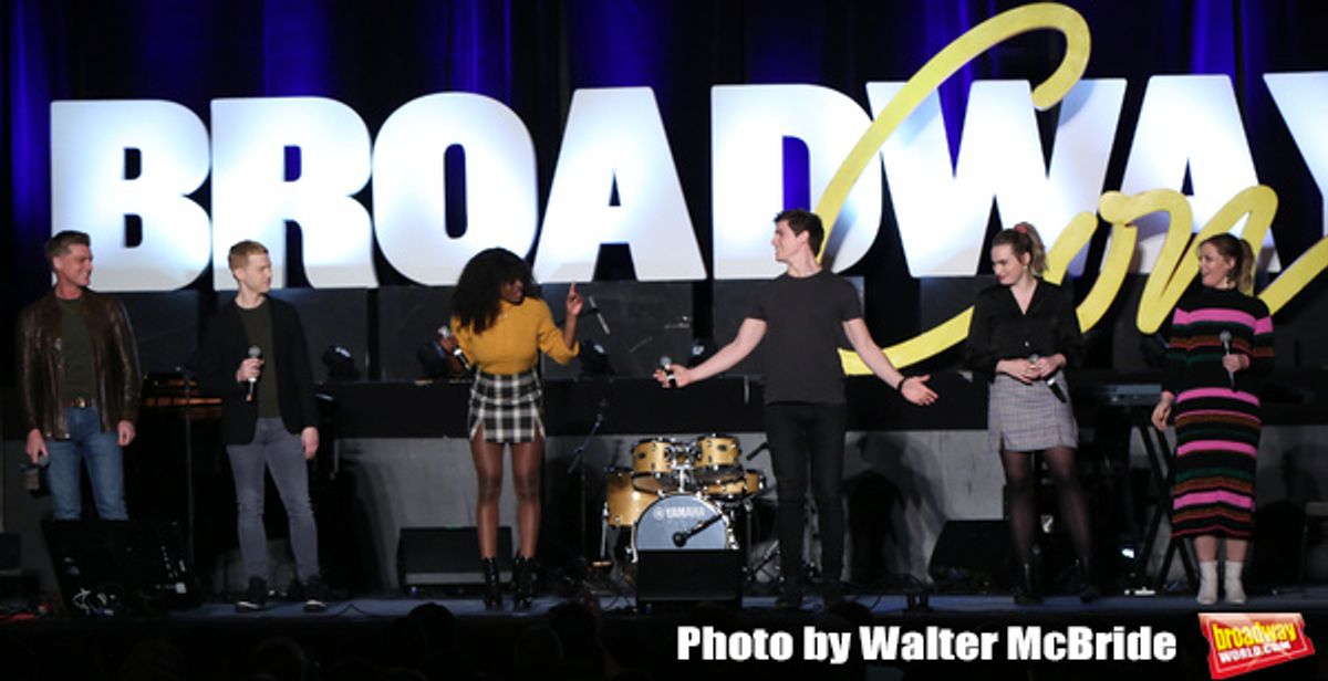 Sean Allan Krill, Logan Hart, Celia Rose Gooding, Derek Klena, Kathryn Gallager and Elizabeth Stanley from the “Jagged Little Pill”  from the “Jagged Little Pill”  at 