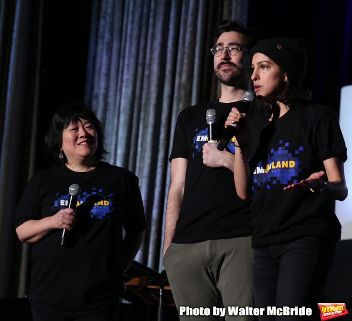 Ann Harada, Max Crumm and Laura Schein from “Emojiland”  at 