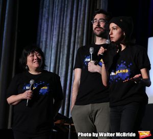 Ann Harada, Max Crumm and Laura Schein from “Emojiland”  Photo