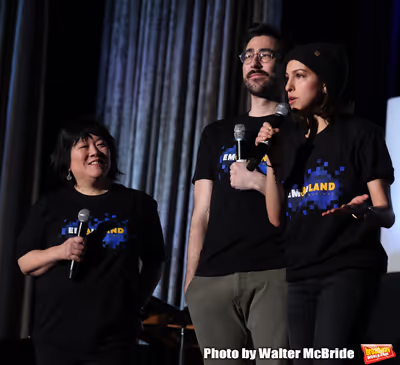 Ann Harada, Max Crumm and Laura Schein from “Emojiland”  Photo