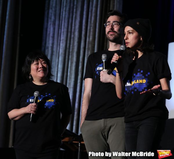 Ann Harada, Max Crumm and Laura Schein from “Emojiland”  Photo