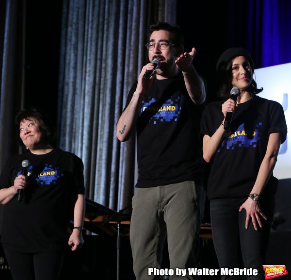 Ann Harada, Max Crumm and Laura Schein from “Emojiland” Photo