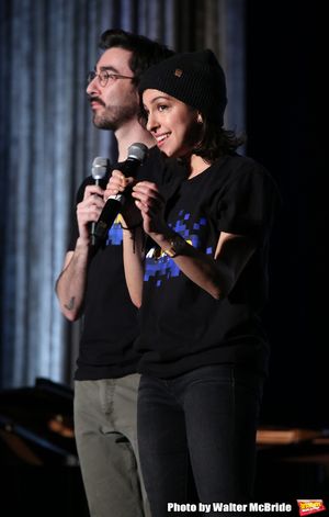 Max Crumm and Laura Schein from “Emojiland”  Photo