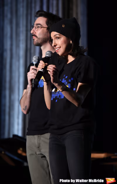 Max Crumm and Laura Schein from “Emojiland”  Photo