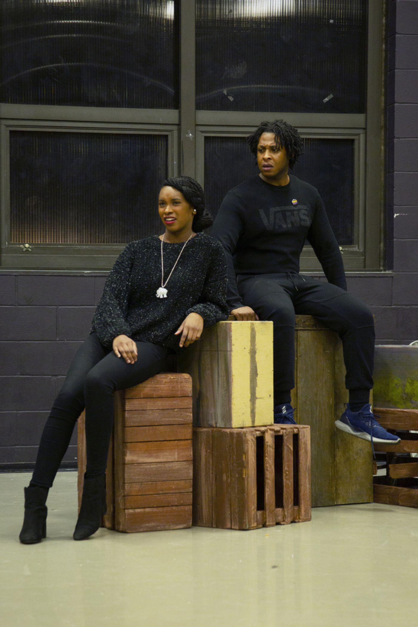 Photo Flash: In Rehearsal With Titan Theatre Company's THE AFRICAN COMPANY PRESENTS: RICHARD III  Image