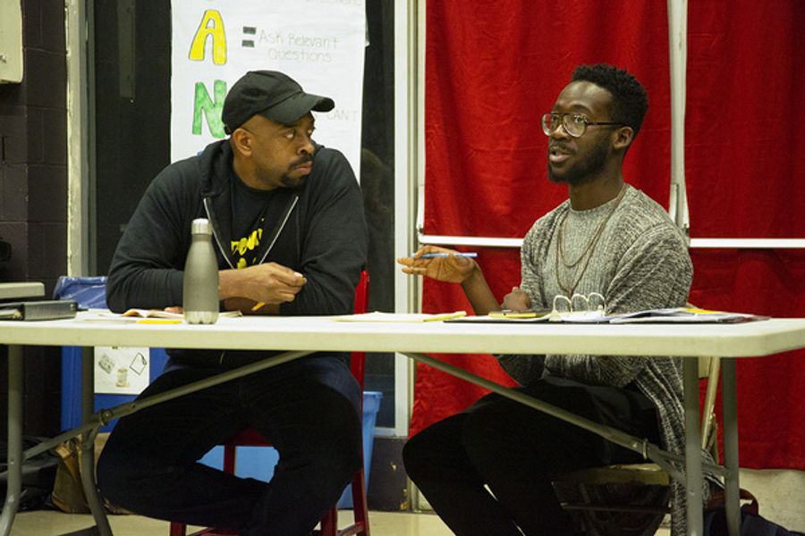 Photo Flash: In Rehearsal With Titan Theatre Company's THE AFRICAN COMPANY PRESENTS: RICHARD III Image