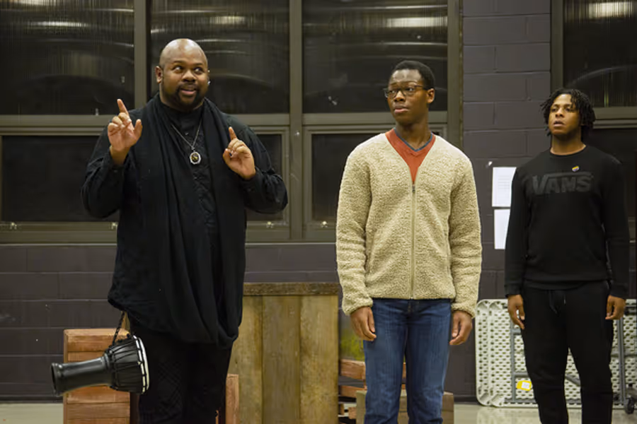 Photo Flash: In Rehearsal With Titan Theatre Company's THE AFRICAN COMPANY PRESENTS: RICHARD III Image