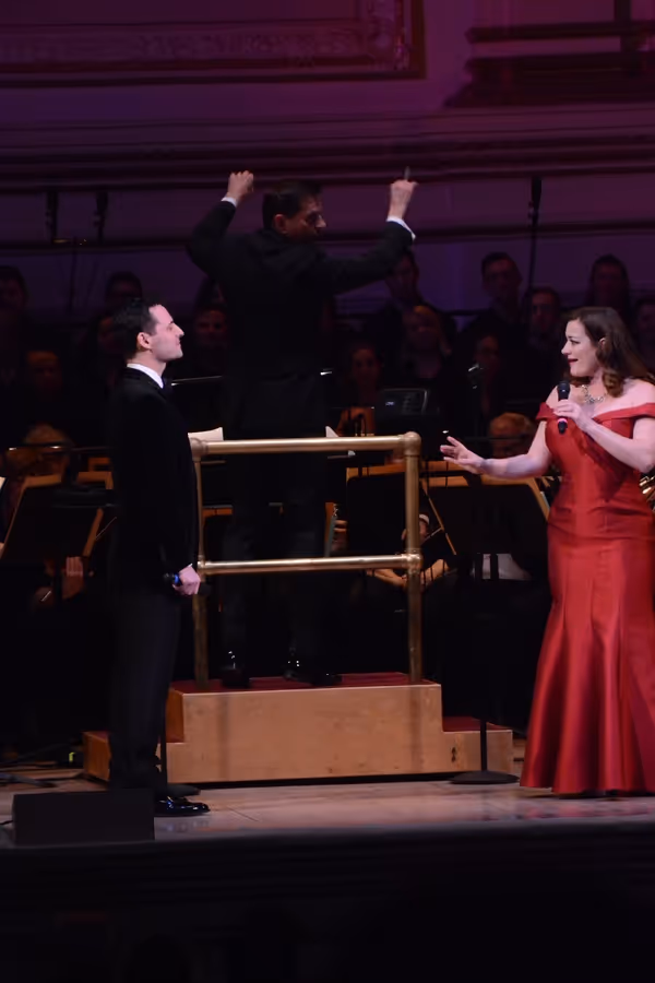 Max von Essen, Steven Reineke and Laura Michelle Kelly Photo