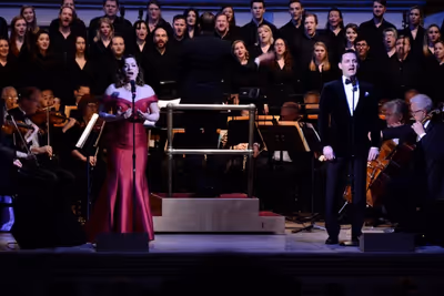 Laura Michelle Kelly, Max von Essen and Essential Voices USA Photo