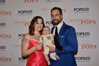 Laura Michelle Kelly, Sean Helleren and Raphael Photo