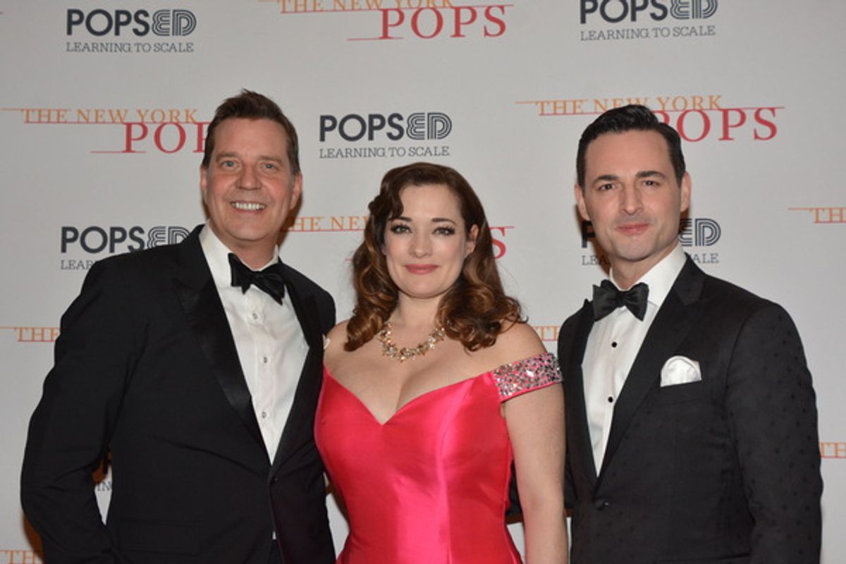 Steven Reineke, Laura Michelle Kelly and Max von Essen at 