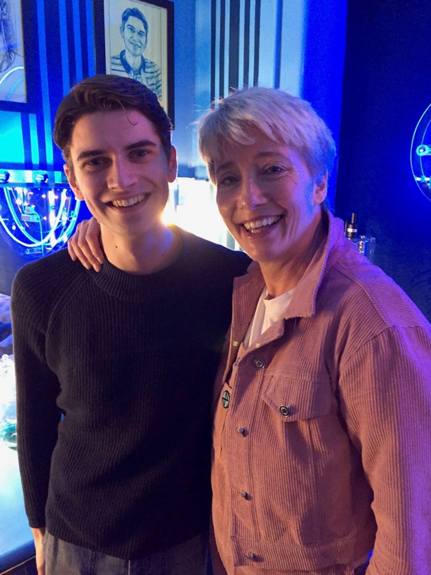 Photo Flash: Emma Thompson Visits DEAR EVAN HANSEN in London Photo Flash: Emma Thompson Visits DEAR EVAN HANSEN in London Image