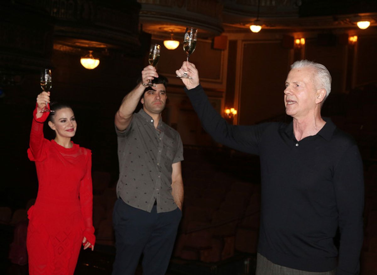  Meghan Picerno, Ben Crawford and Musical Supervisor David Caddick  at 