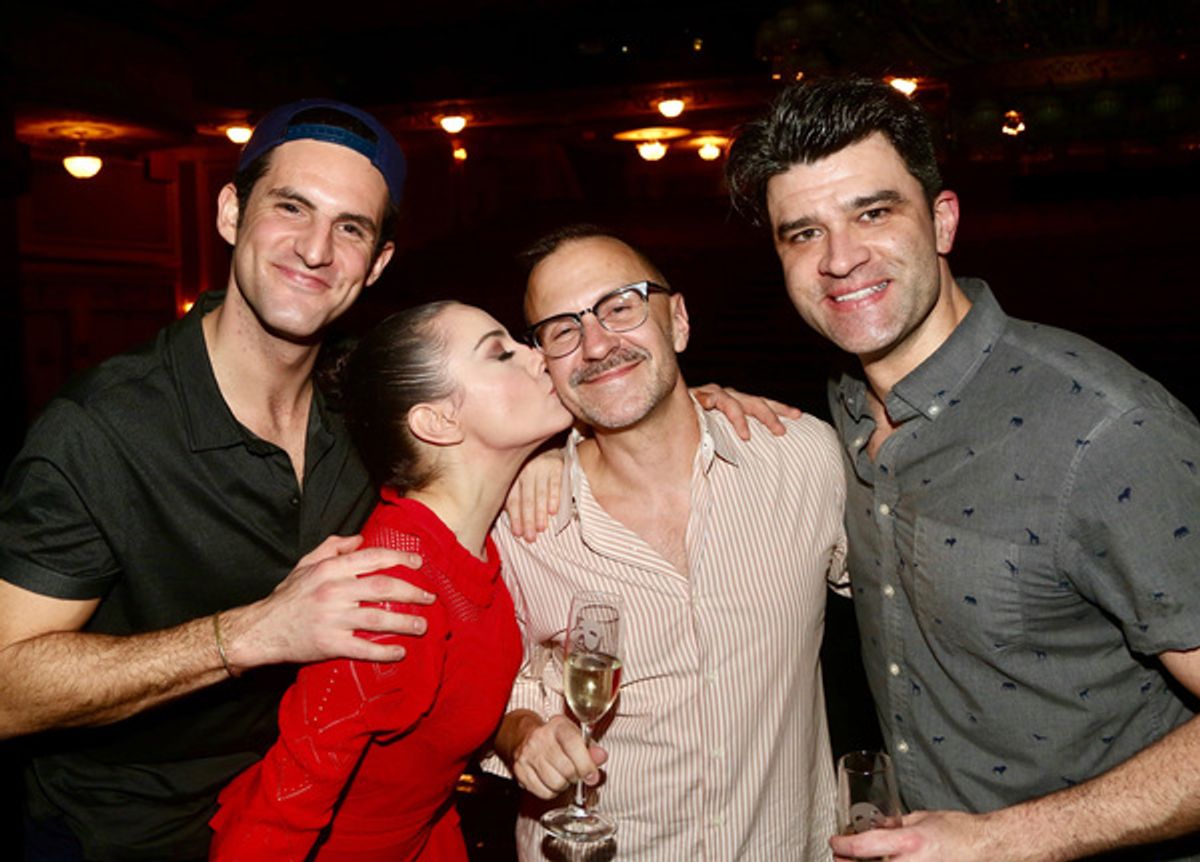 John Riddle, Meghan Picerno, Publicist Michael Borowski and Ben Crawford  at 