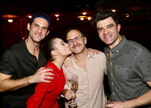 John Riddle, Meghan Picerno, Publicist Michael Borowski and Ben Crawford @ BroadwayWorld John Riddle, Meghan Picerno, Publicist Michael Borowski and Ben Crawford Photo