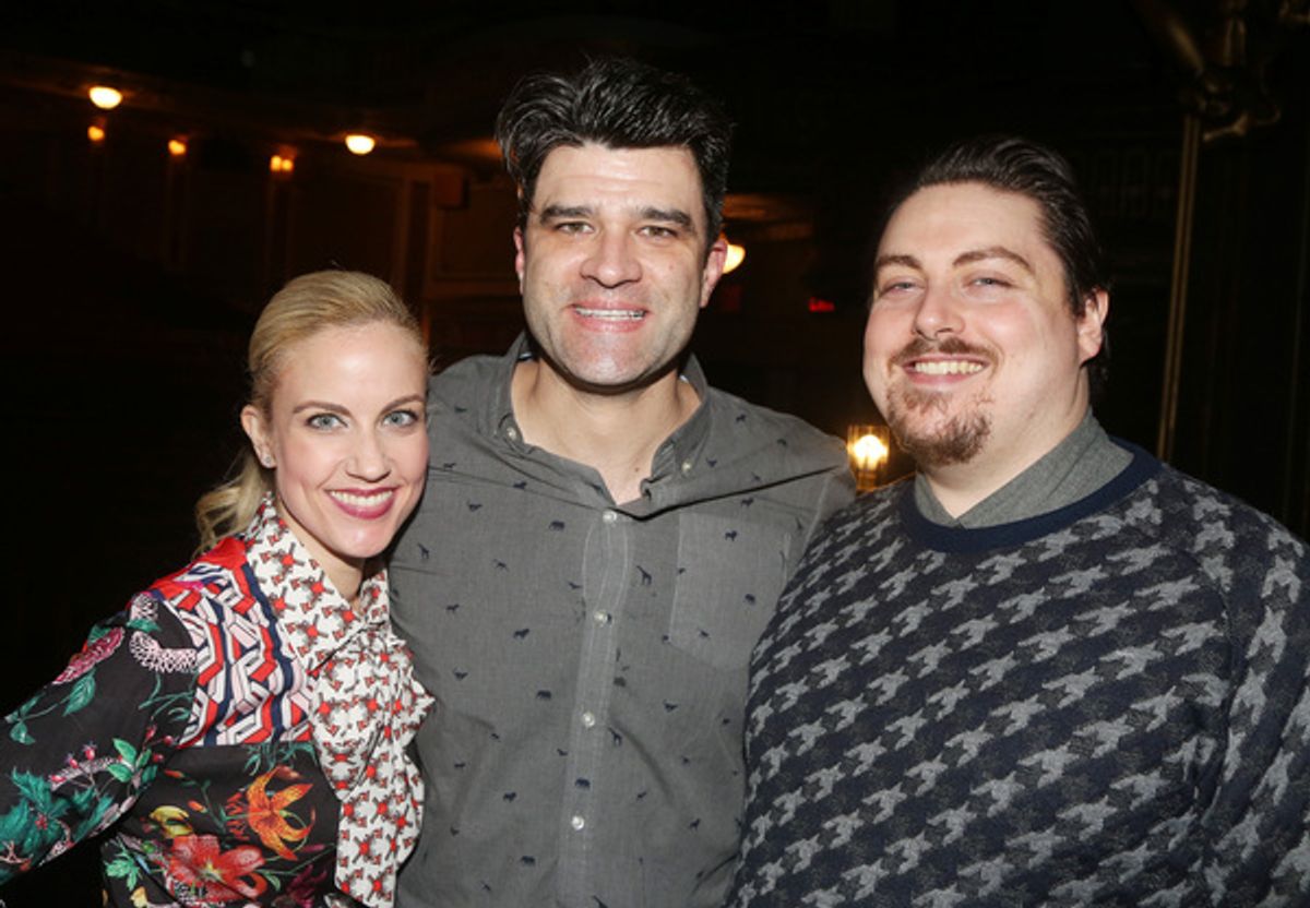 Raquel Suarez Groen, Ben Crawford and Carlton Moe  at 