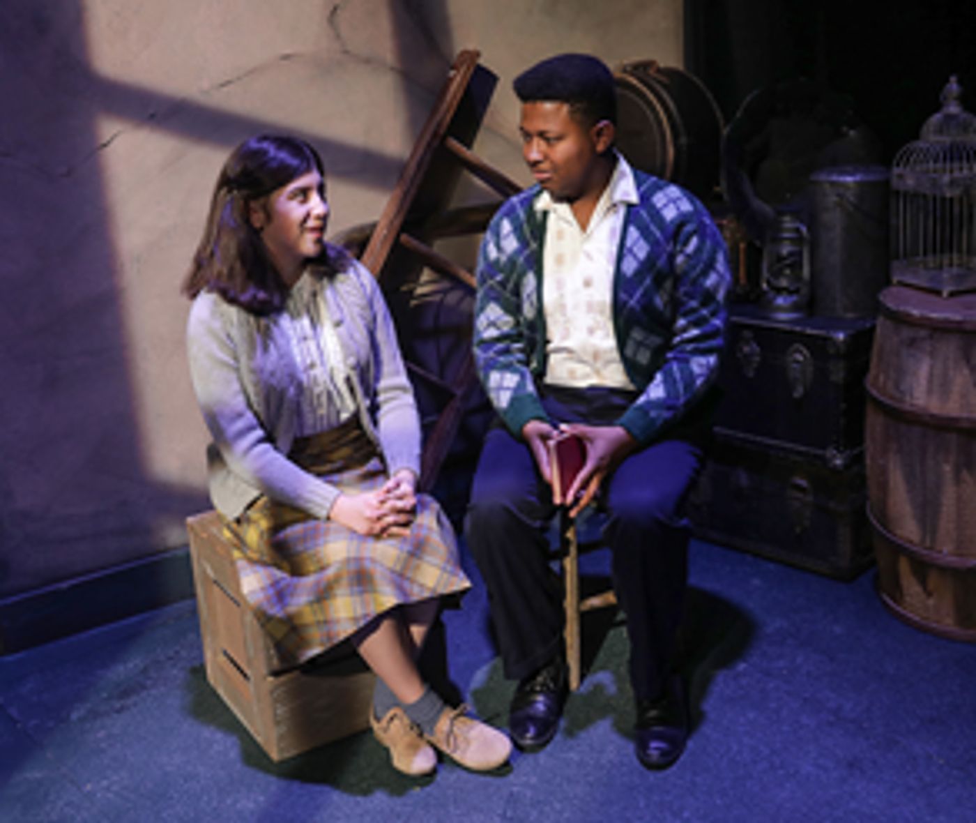 Review: THE DIARY OF ANNE FRANK at Des Moines Playhouse: Letting the Legacy of a Girl's Diary Live on.  Image