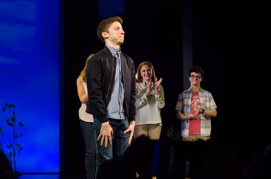 Photo Coverage: Andrew Barth Feldman and Alex Boniello Take Final Bows in DEAR EVAN HANSEN Image