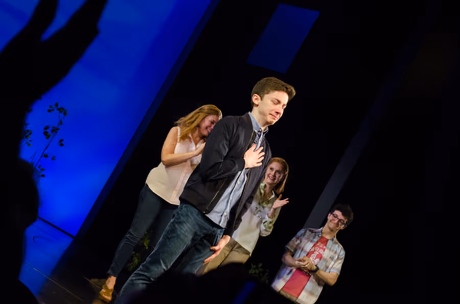 Photo Coverage: Andrew Barth Feldman and Alex Boniello Take Final Bows in DEAR EVAN HANSEN Image