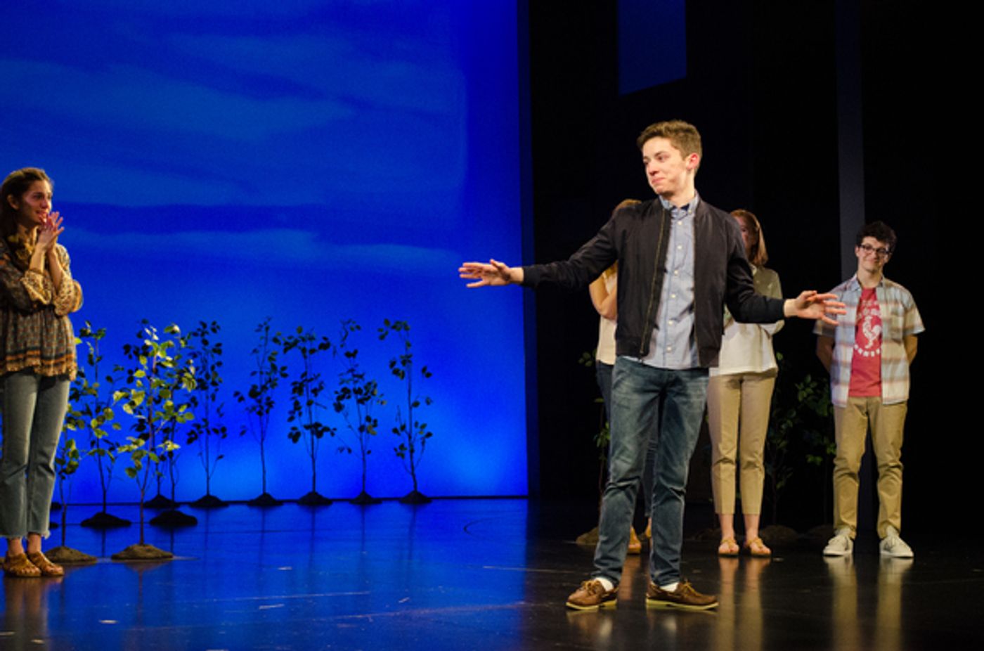 Photo Coverage: Andrew Barth Feldman and Alex Boniello Take Final Bows in DEAR EVAN HANSEN  Image