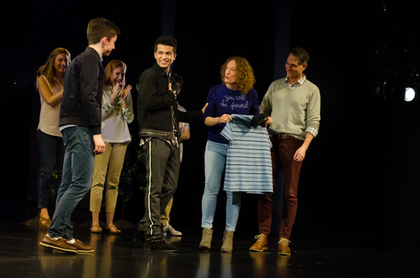 Photo Coverage: Andrew Barth Feldman and Alex Boniello Take Final Bows in DEAR EVAN HANSEN  Image
