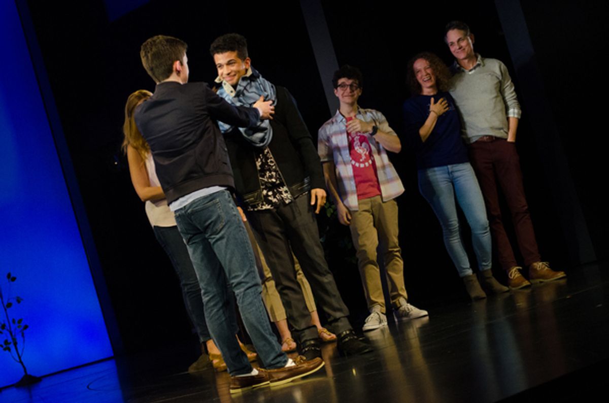 Andrew Barth Feldman and Jordan Fisher at 