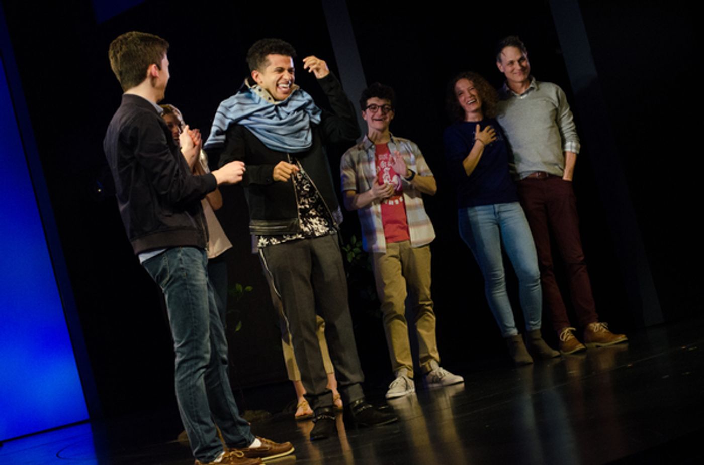 Photo Coverage: Andrew Barth Feldman and Alex Boniello Take Final Bows in DEAR EVAN HANSEN  Image