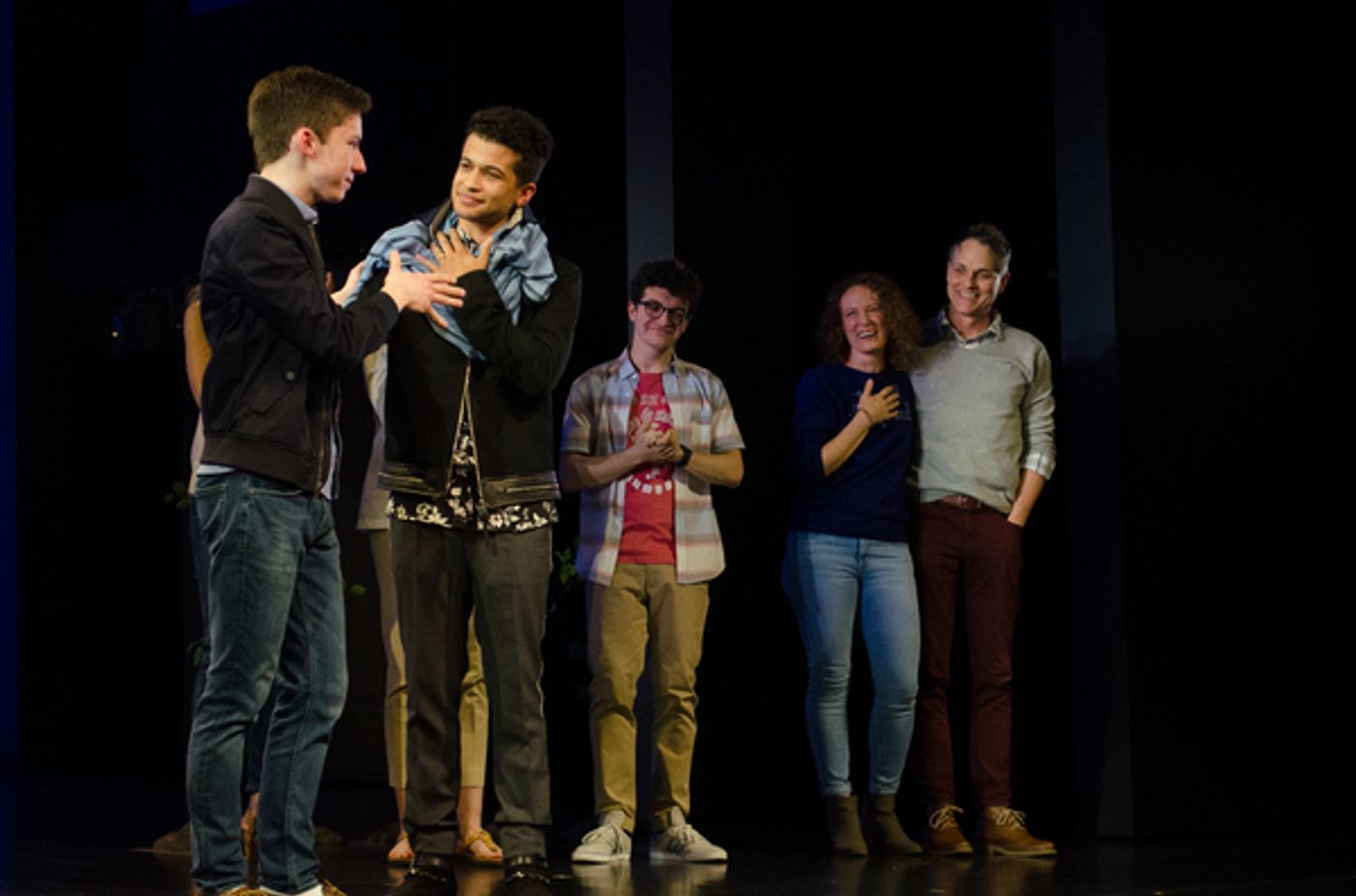 Photo Coverage: Andrew Barth Feldman and Alex Boniello Take Final Bows in DEAR EVAN HANSEN  Image