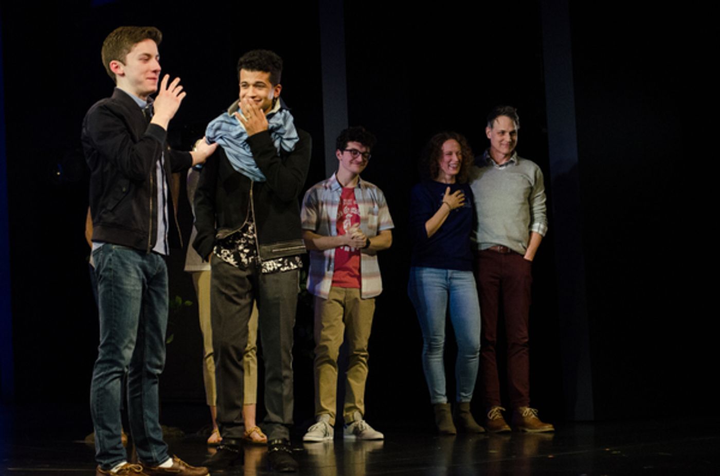 Photo Coverage: Andrew Barth Feldman and Alex Boniello Take Final Bows in DEAR EVAN HANSEN  Image