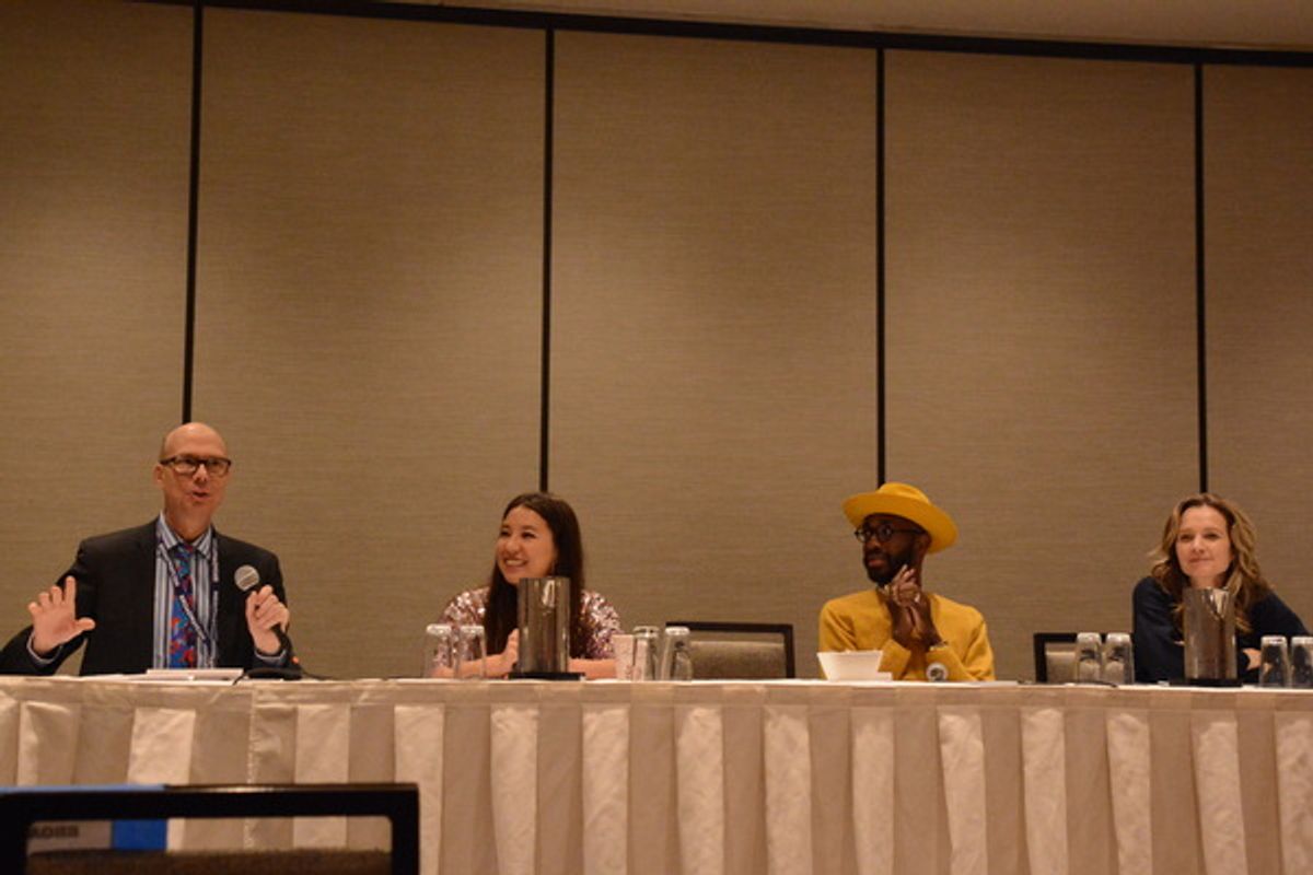 Richie Ridge, Ming Peiffer, Donja R. Love and Bess Wohl at 