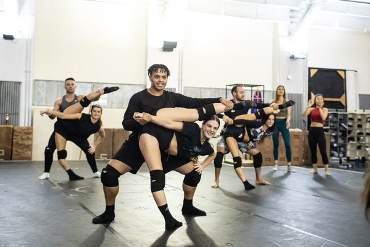 Christian Knight and Sasha Woodward at 