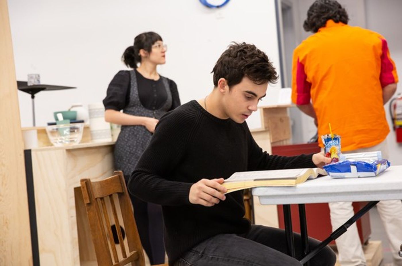 Photo Flash: Check Out Rehearsal Photos From Roundabout's 72 MILES TO GO...  Image