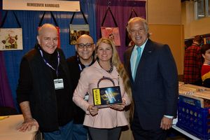 Stewart F. Lane, Bonnie Colley with Ray Ruggeri and Butch Harrion of Rediscover Handbags @ BroadwayWorld Stewart F. Lane, Bonnie Colley with Ray Ruggeri and Butch Harrion of Rediscover Handb Photo