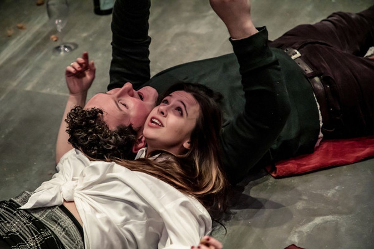 John Hollingworth and Jessica Rhodes at 