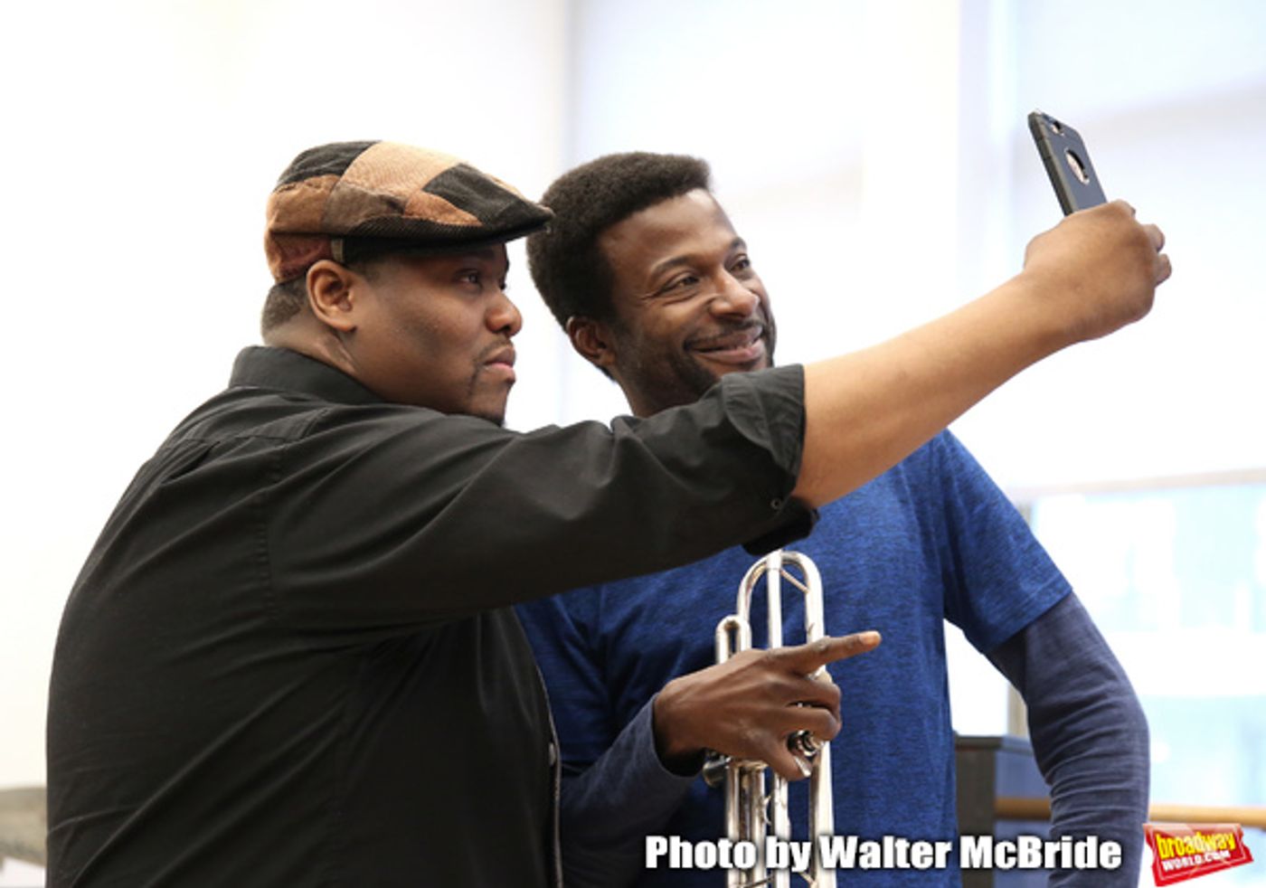 Photo Coverage: Get a First Look at A WONDERFUL WORLD Rehearsal Photos  Image